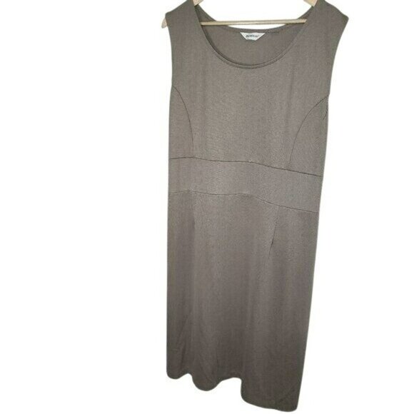 Avenue Taupe Sheath Dress Plus Size 22 24 Sleeveless Knee Length Business Casual - Picture 9 of 11